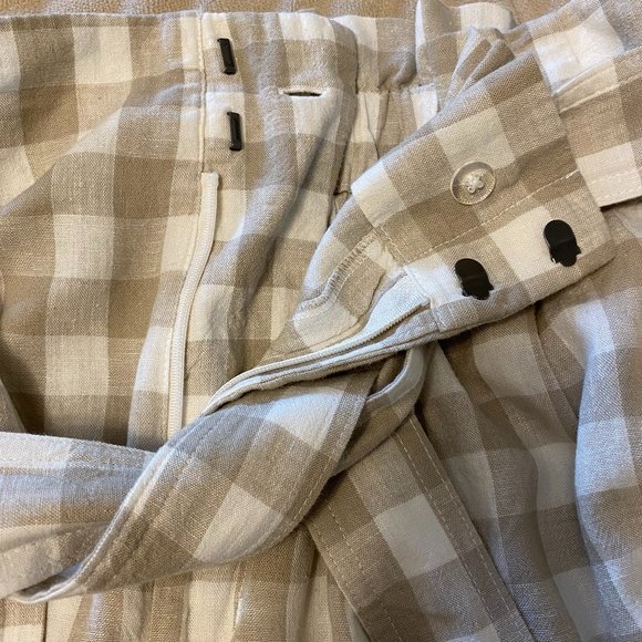 New Day Linen Paperbag Shorts With Belt - Picture 8 of 8